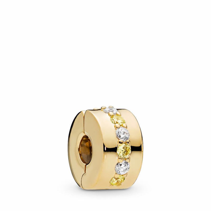 Pandora Shine™ Shining Path Clip Charm Gold Egypt KJ7685419